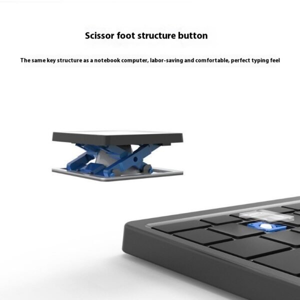 Three-in-one Wireless Bluetooth Touch Pad Wireless Keyboard Leather Sheath Stand Ipad Mobile Phone Universal - Image 4