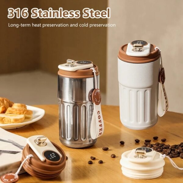 Smart Digital Thermal Bottle Portable Coffee cup