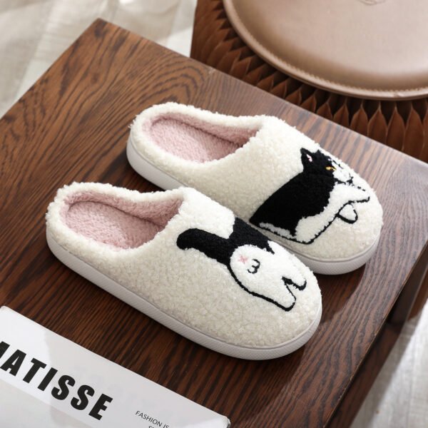 Cotton Slippers Women's Home Winter Animal Embroidery Warm - Image 10