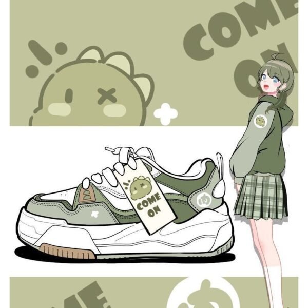 Hong Kong Style Platform Dad Shoes Female Niche Sports Leisure - Image 3