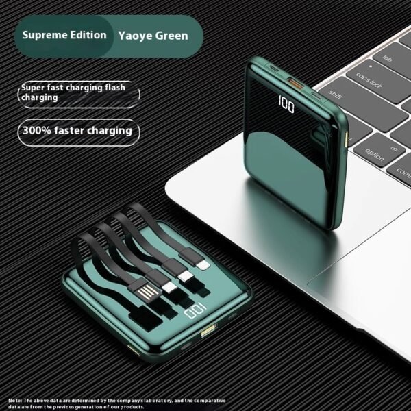 Large Capacity Super Fast Charge With Cable Power Bank - Image 7
