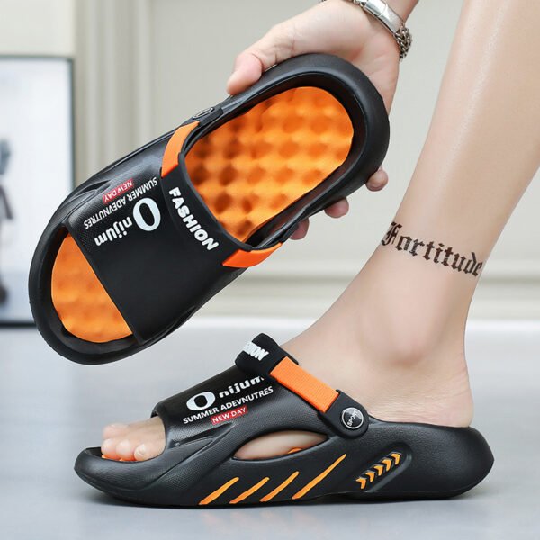 Men's Non-slip Wear-resistant Slippers Dual-use Plus Size - Image 7