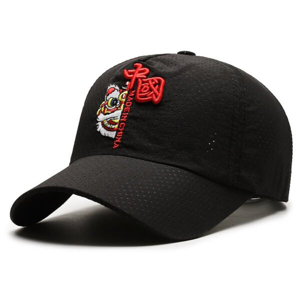 National Fashion Lion Dance National Style Peaked Cap Men's Summer - Image 6