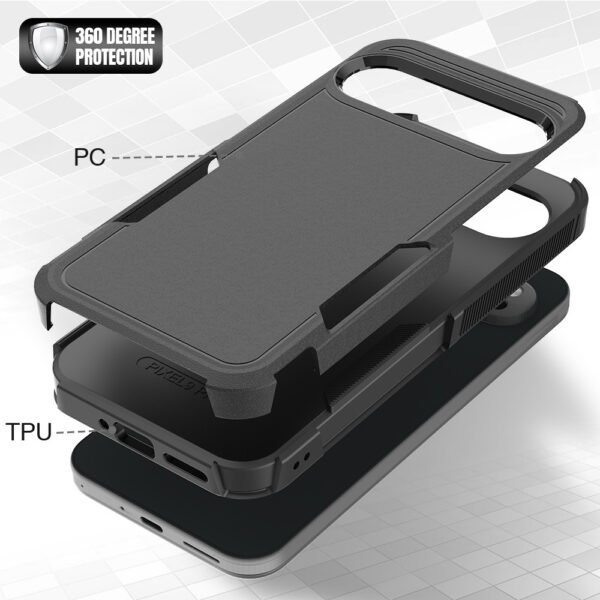 Two-in-one Phone Case Double-layer Color Matching Drop-resistant - Image 2