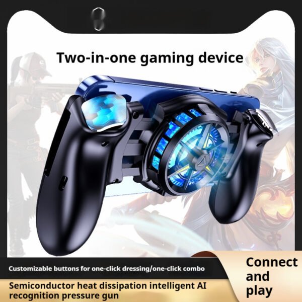 Mobile Phone Semiconductor Refrigeration Cooling Cooling Cooling One-click Second Replacement Hair Game Handle - Image 6