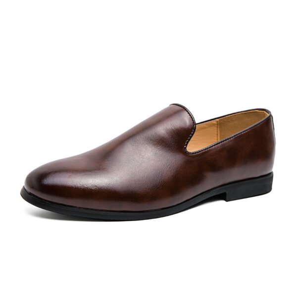 Breathable Casual Leather Shoes Korean Fashion Doug Shoes - Image 6