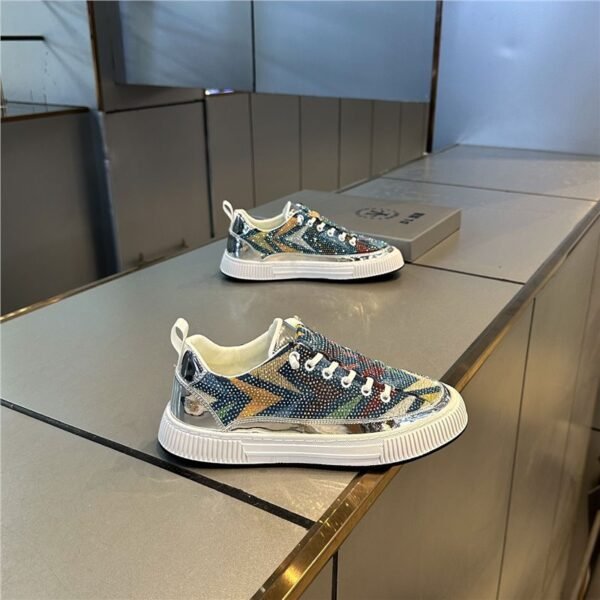 Breathable Sneakers Men's Fashion Casual Shoes - Image 2