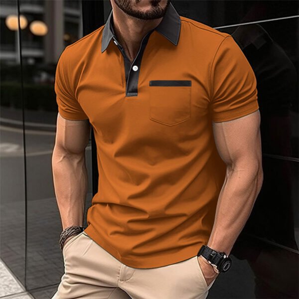Slim Chest Pocket Short Sleeve Men - Image 6