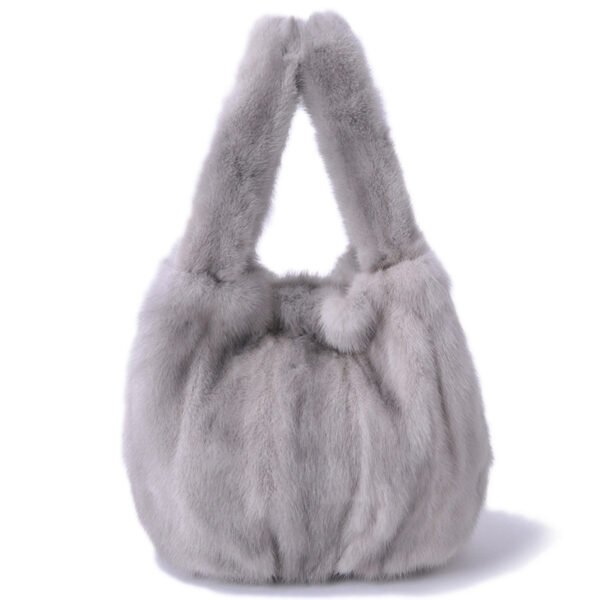 Whole Skin Mink Fur Wrap Soft Surface - Image 2
