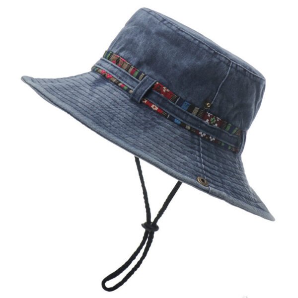 Cotton Fisherman Men's Outdoor Sun Hat - Image 7