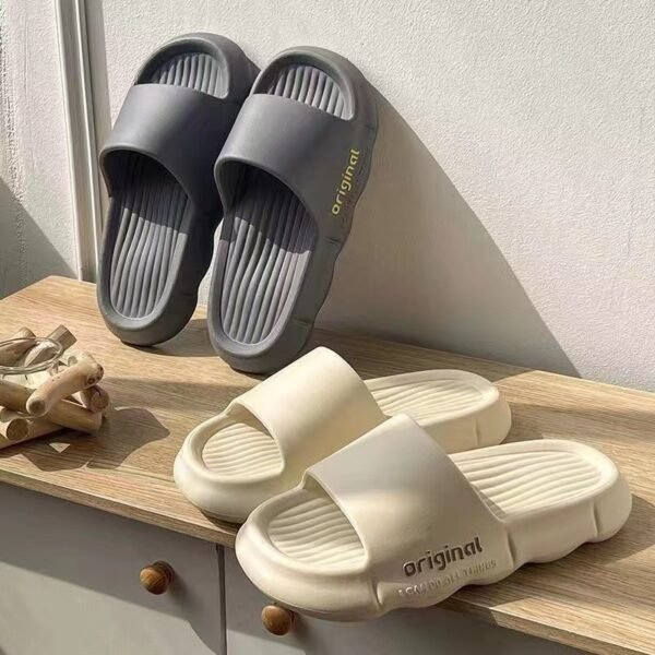 Thick Bottom For Outdoors Home Non-slip Slip-on Slippers - Image 3