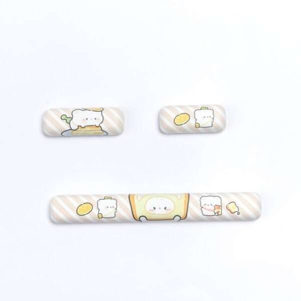 MOG Steamed Bread Key Cap Bread Bear Full Set PBT Sublimation - Image 6