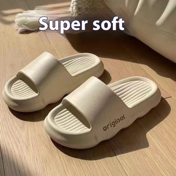 Thick Bottom For Outdoors Home Non-slip Slip-on Slippers - Image 5