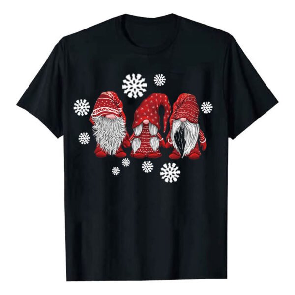 Christmas Printed Men's And Women's T-shirts - Image 9