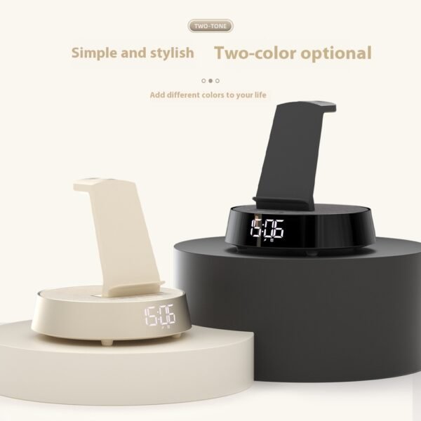 Wireless Bluetooth Speaker Clock Alarm Clock Mobile Phone Headset Watch - Image 5