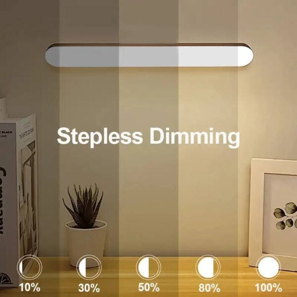 360 Degree Rotatable Magnetic Vanity Light LED Night Light Portable RechargeableWall Lamp For Bedroom Bedside Lamp Touch - Image 4