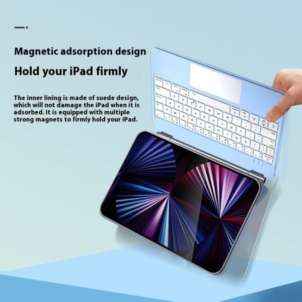 Suspension Magic Control Keyboard For Tablet Computer Integrated Tablet Magnetic Suction Protective Cover - Image 4
