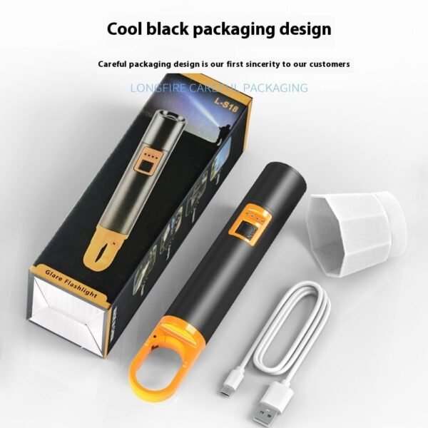 LED Strong Light Charging Long-lasting Bright Long-range Flashlight - Image 2