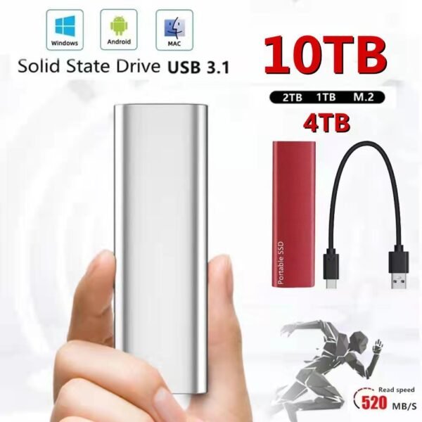 Cross-border Hot Mobile SSD Expansion High-speed Transmission Mobile Hard Disk - Image 5