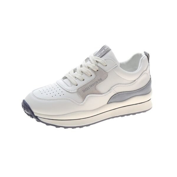 Breathable Low Top Flat Bottom 41 Size Female Lace-up Casual Shoes - Image 7