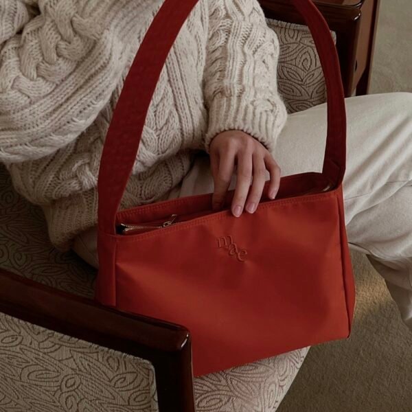 Women's Fashion Simple Solid Color Canvas Bag