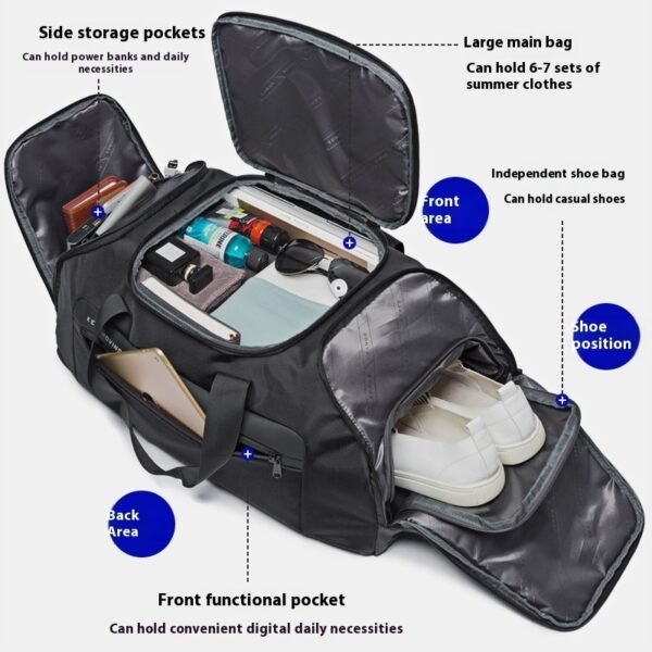 New Large Capacity Multi-compartment Backpack For Men - Image 3