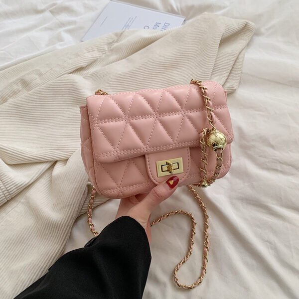 High-grade Diamond Pattern Chain Bag Women's Simple All-match - Image 8