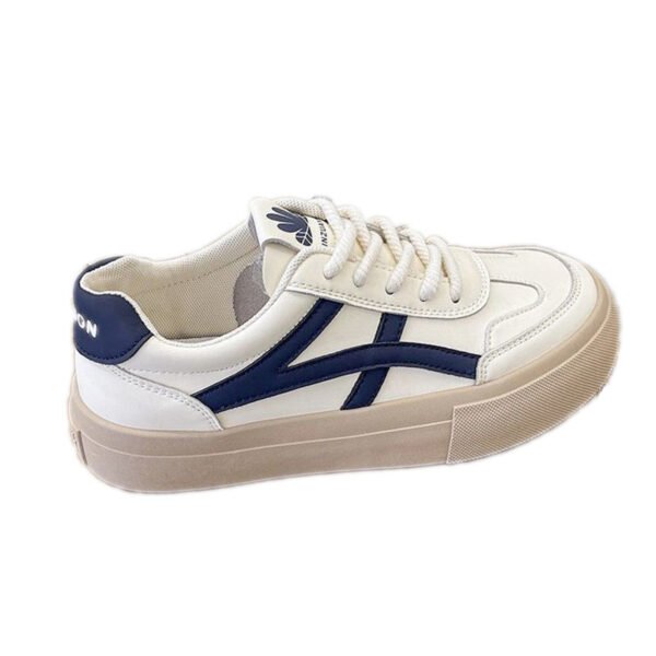 Platform White Shoes Thin And All-matching Casual Retro Sports Board Shoes Women's Shoes - Image 5
