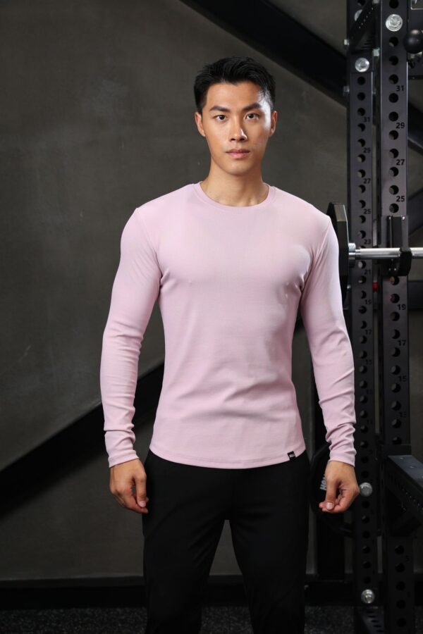 Men's Sports Workout Long Sleeve Running Top - Image 8