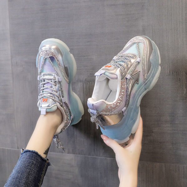 Breathable Platform Gradient Sneakers - Image 5