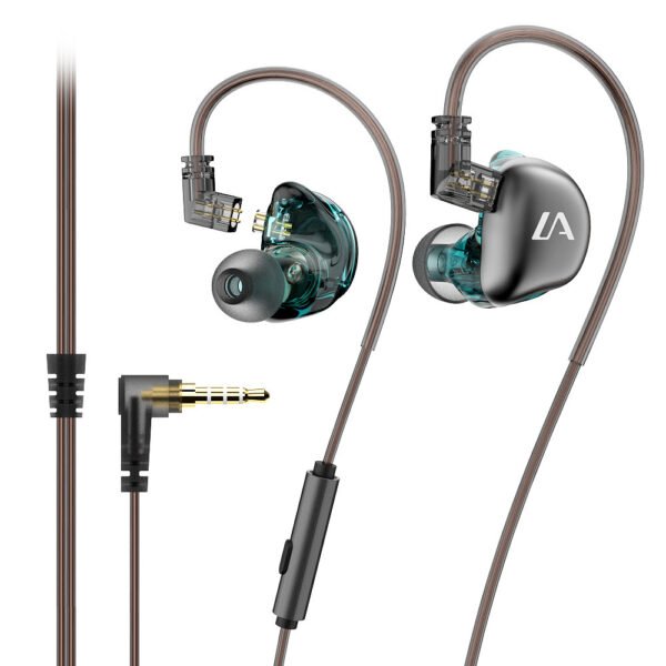 Adjustable Wire Plug-in Ear-mounted Mobile Phone Game Music Wired Headset - Image 8