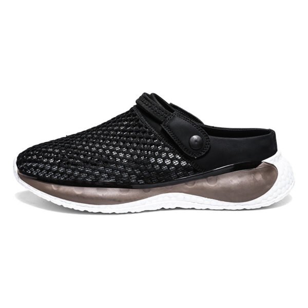 Men's Pump Semi-slipper Sandals Non-slip Sports Hollow Beach Shoes - Image 5