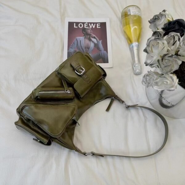 New Retro Biker's Style Shoulder Underarm Bag - Image 3