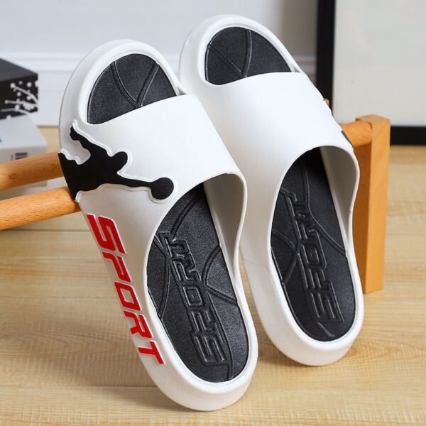 Men's Outdoor Wear Summer Thick-soled Basketball Fashion Slippers Wear-resistant - Image 6