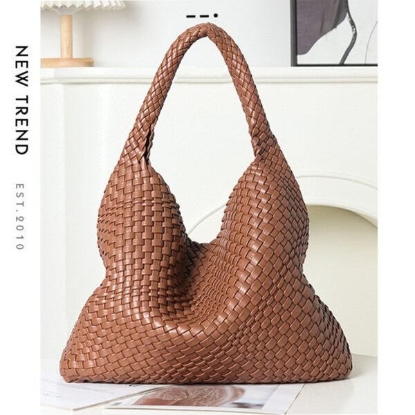 Hand-woven Big Handbag Women's Tote Travel Bag - Image 2