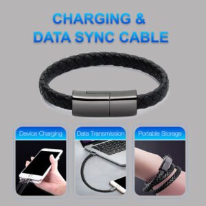 Bracelet USB Charger Cable for iPhone 14/13 & USB-C