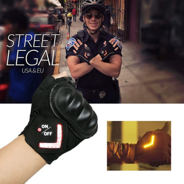 Turn Auto Sensing Sport Riding Gloves - Image 2