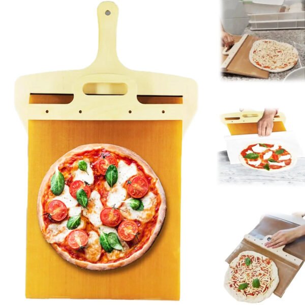 Non-Stick Pizza Paddle for Easy Transfer