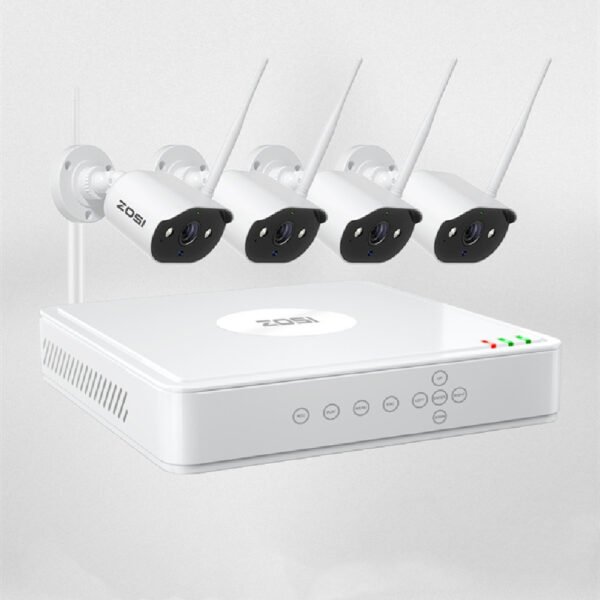 ZOSI Zhou Shi 5 Million HD POE Network Video Recorder Security Remote Outdoor Monitor Suit
