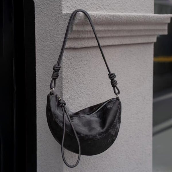 Summer Top Layer Cattlehide Leather Fashion Shoulder Messenger Bag - Image 8