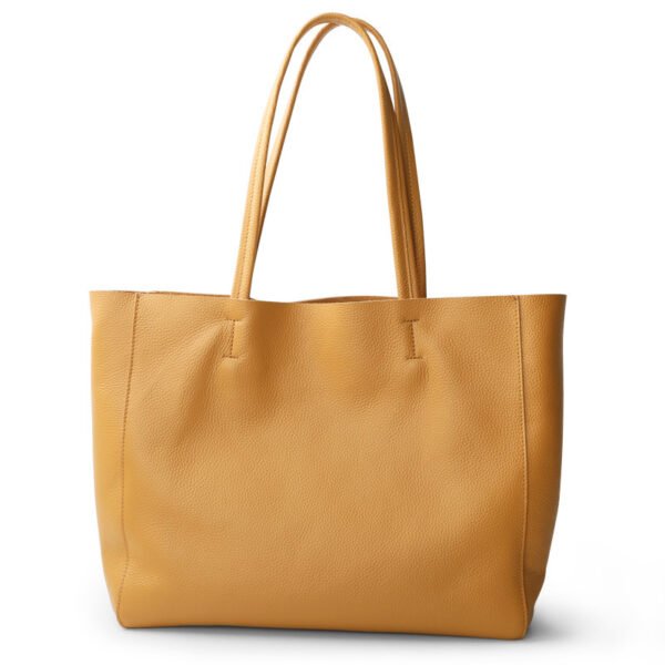 New Large Capacity Women's Fashion Simple Leather Shoulder Bag - Image 6