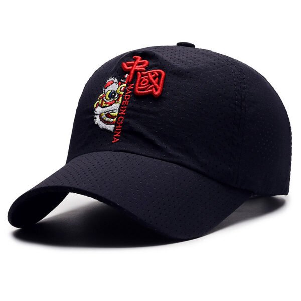 National Fashion Lion Dance National Style Peaked Cap Men's Summer - Image 5