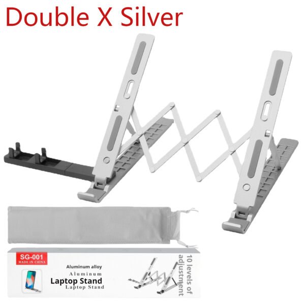 Three-fork Aluminum Alloy Desktop Notebook Pad Heat Dissipation Bracket - Image 3
