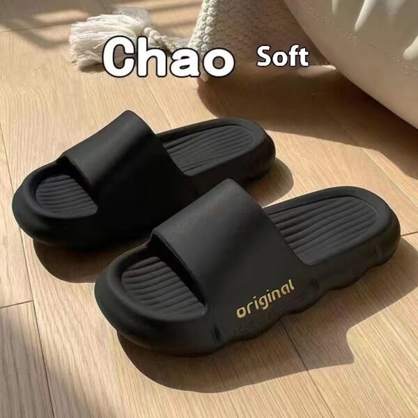 Thick Bottom For Outdoors Home Non-slip Slip-on Slippers - Image 2