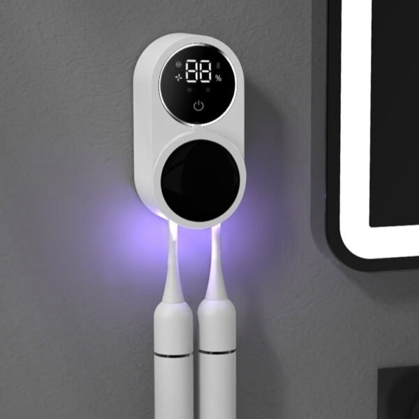 Tooth Brush Holder Sanitizer Uv Toothbrush Sanitizer Toothpaste Accessories Portable Toothbrush Sterilizer Portable Disinfectant - Image 2