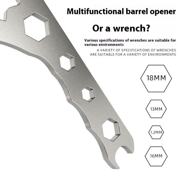 Stainless Steel Carbon Steel Barrel Opener Barrel Wrench Paint Bucket Coating Tank Lid Opener - Image 2