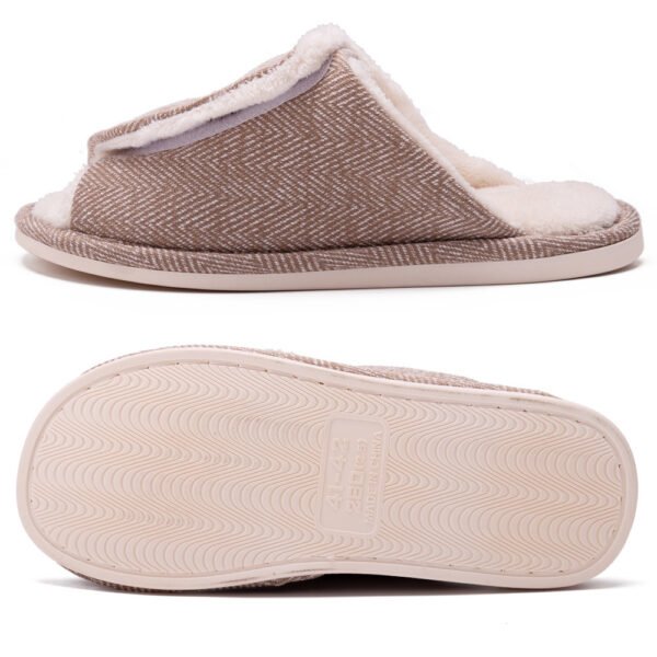Men's And Women's Velcro Adjustable Open Slippers - Image 5