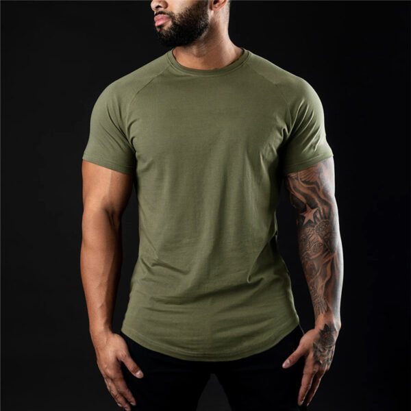 Sports Short-sleeved Quick-drying T-shirt Men's Casual Workout Top - Image 10