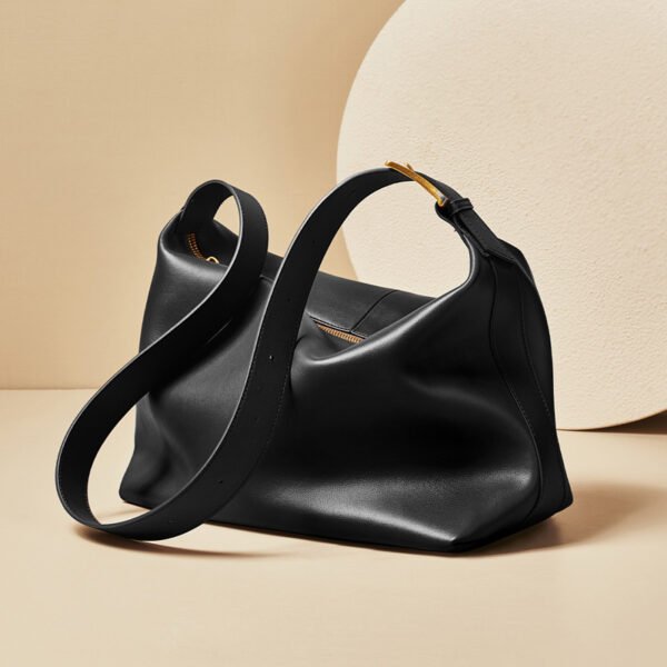 Leather Tote Women's Bag Large Capacity Soft Leather Crossbody - Image 6