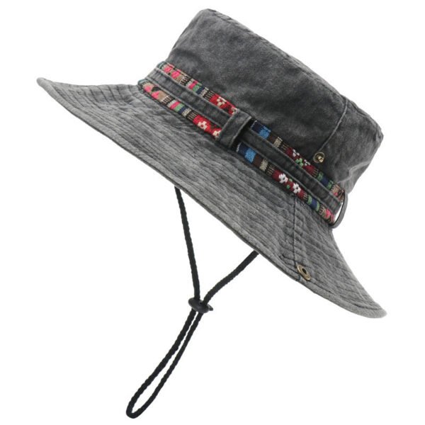 Cotton Fisherman Men's Outdoor Sun Hat - Image 3